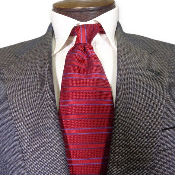 Hart Schaffner Marx 40S Wool Sport Coat Blue Gray - Picture 1 of 7